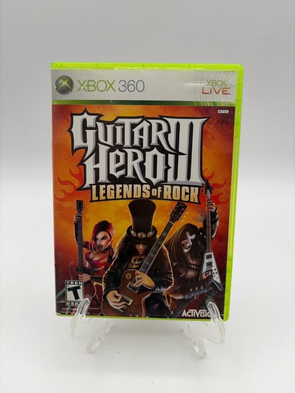 Guitar Hero 3 III Legends of Rock Xbox 360 CIB Complete Tested Working